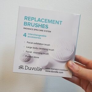 NEW Duvolle Radiance Spincare System Replacement Brushes